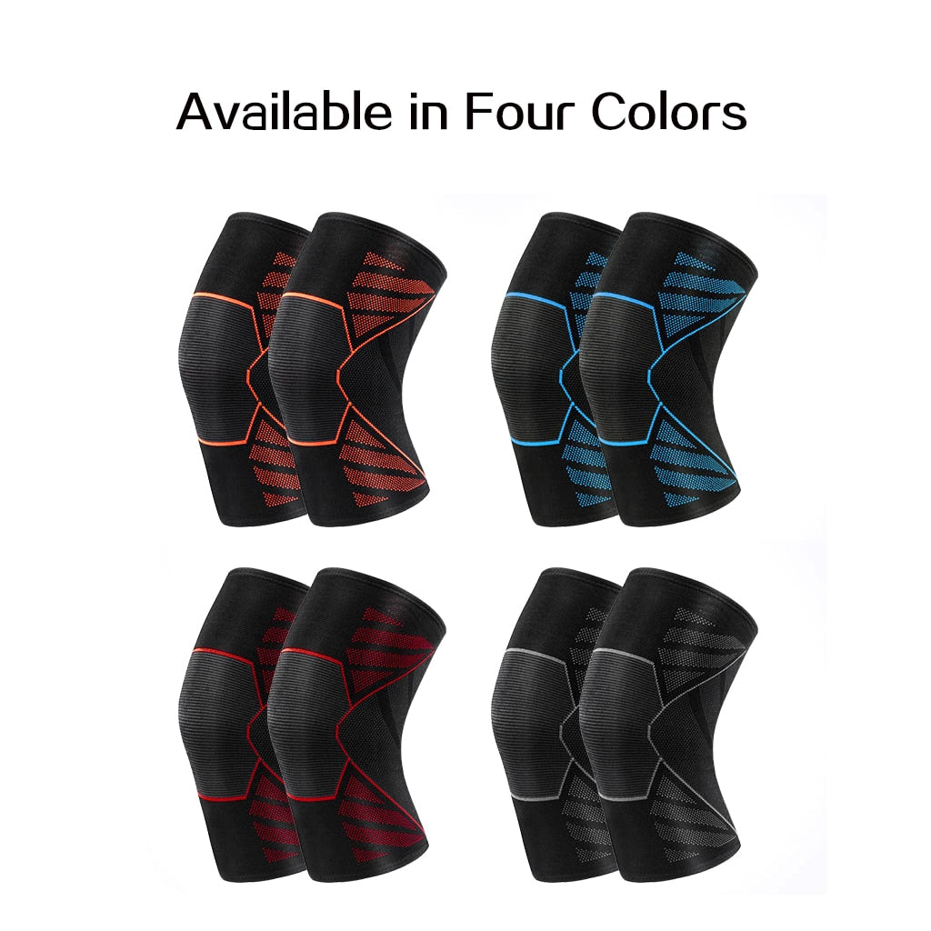 1 PC Elastic Knee Pads Sports Gym Fitness Gear Nylon  Kneepad Brace Running Basketball Protector Volleyball Support